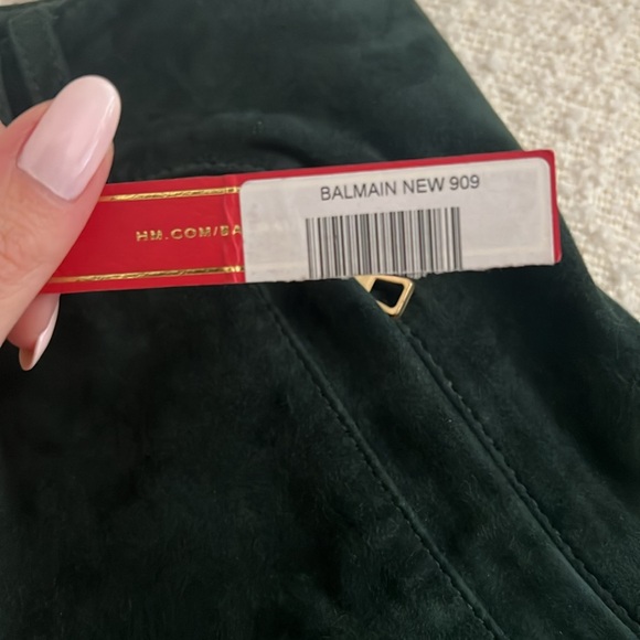 Rare H&MxBalmain suede pants - Picture 5 of 11